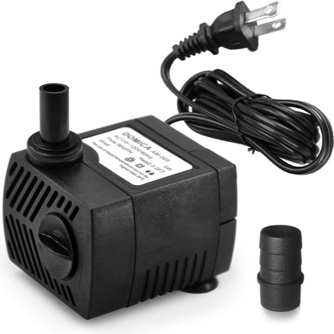 Small 120 V submersible fountain pump